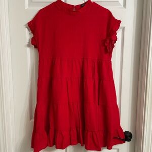 Miholl super cute tiered dress with lining and side zip